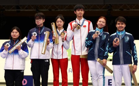 China logra la primera medalla de oro de los Juegos