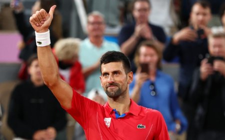 Djokovic avanza y espera a Nadal