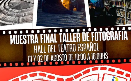 Muestra final en el Hall del Centro Cultural Teatro Español