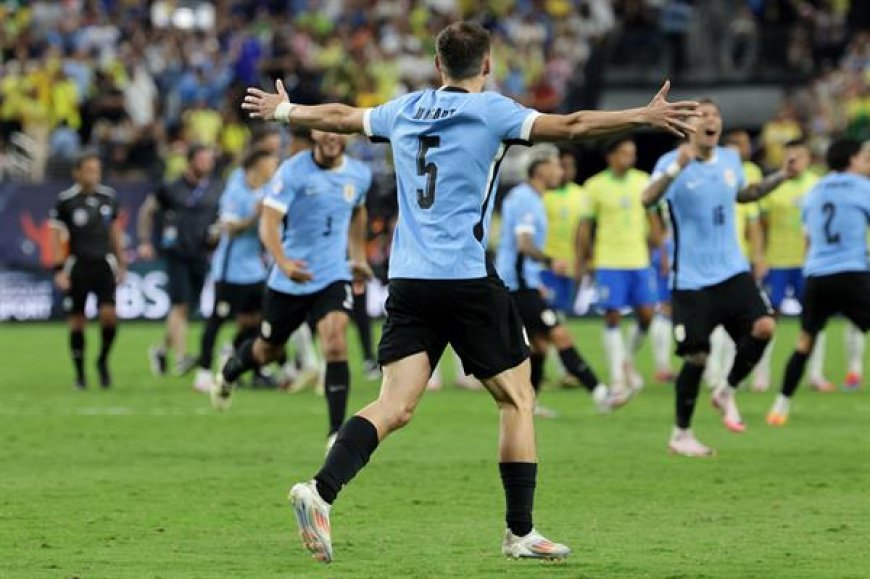 Uruguay derrotó a Brasil por penales y está en semifinales