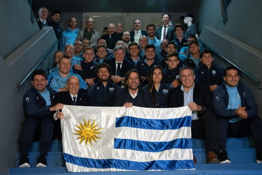 Uruguay despidió a los deportistas que lo representarán en las Olimpíadas de París 2024