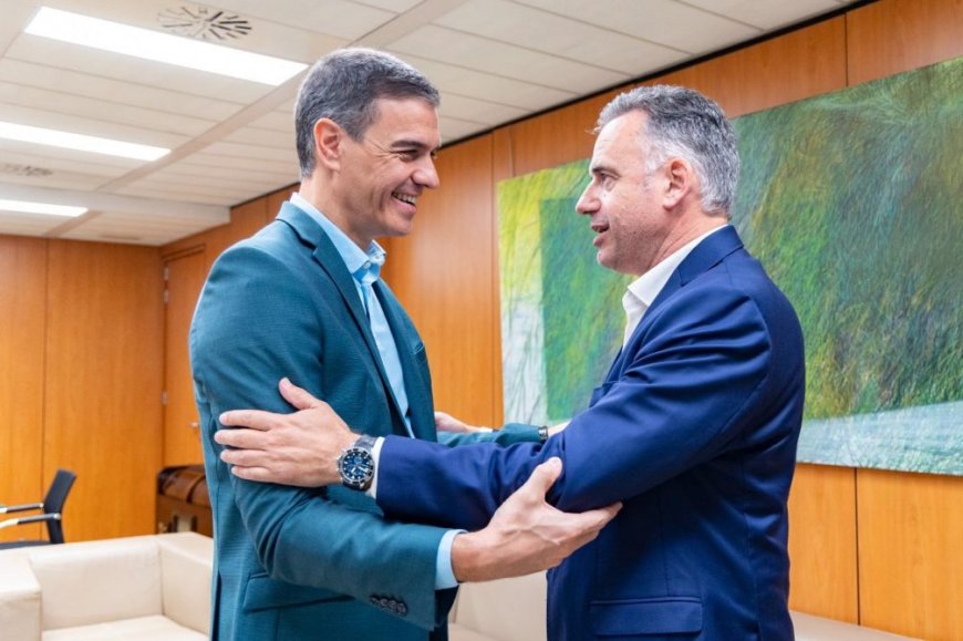 Orsi se reunió con el presidente del gobierno de España, Pedro Sánchez