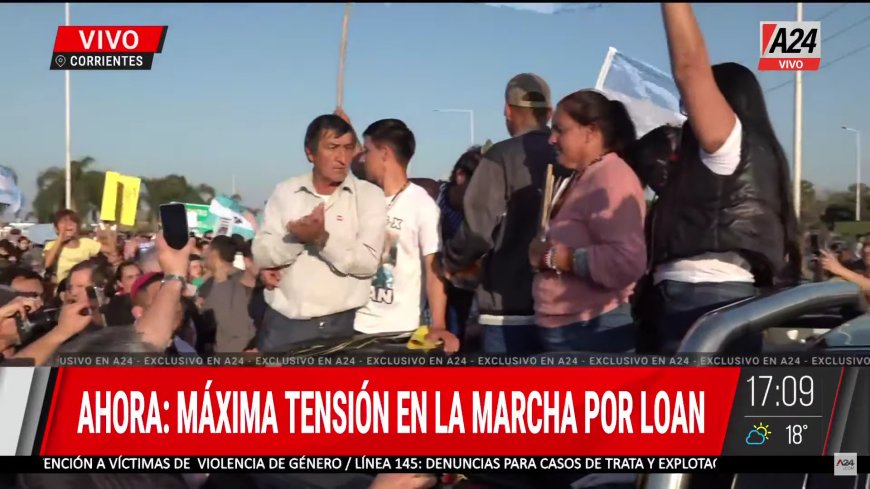 AHORA | Multitudinaria marcha por LOAN en Corrientes - Argentina.