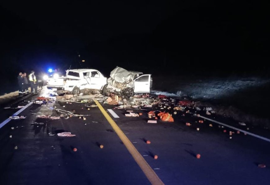 Choque frontal en Rivera: camionetas con mercadería en presunta infracción aduanera