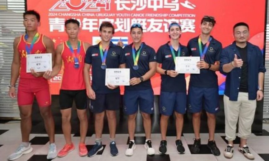 Deportistas de UTU compitieron en una regata internacional en China como parte de su entrenamiento