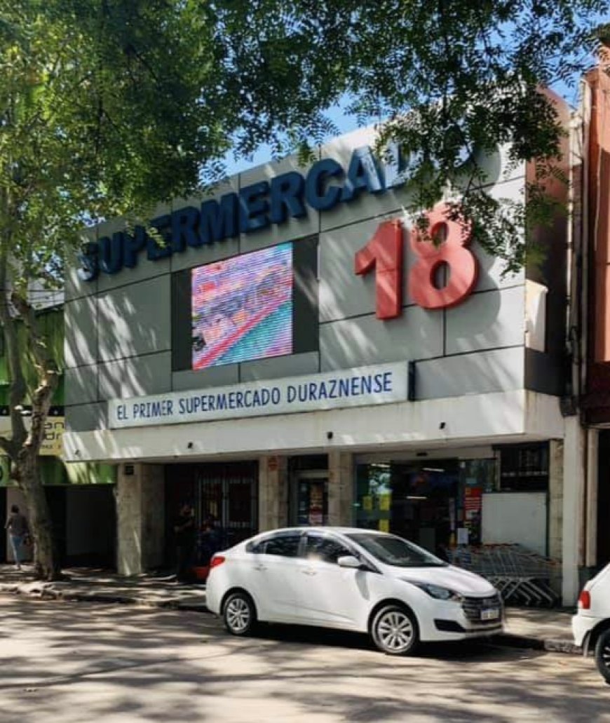 Hurto en supermercado céntrico de la ciudad.