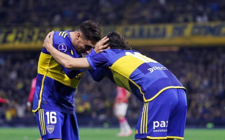 Con goles de Cavani y Merentiel, Boca vuelve al triunfo en Argentina