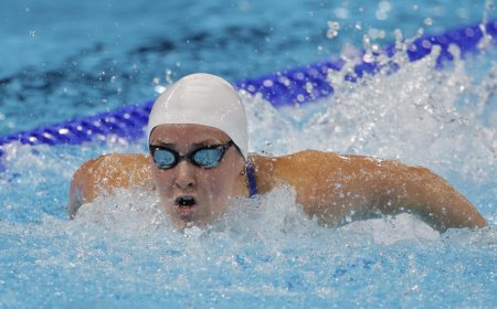 París 2024: Nicole Frank terminó sexta en su serie de 200 metros combinados en natación