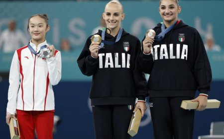París 2024: Bales cae de la barra, la italiana D’Amato da el batacazo y Brasil araña podio