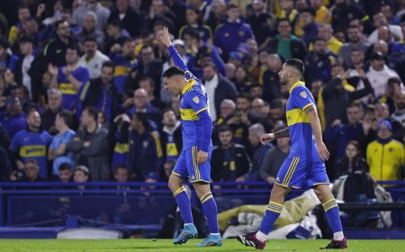 Argentina: goles de Merentiel y Saracchi en la victoria de Boca; Huracán único líder