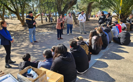 Actividad educativa y formativa en Escuela Técnica Nº 2 de Sandú