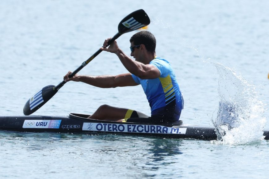 París 2024: Matías Otero clasificó a la semifinal de canotaje