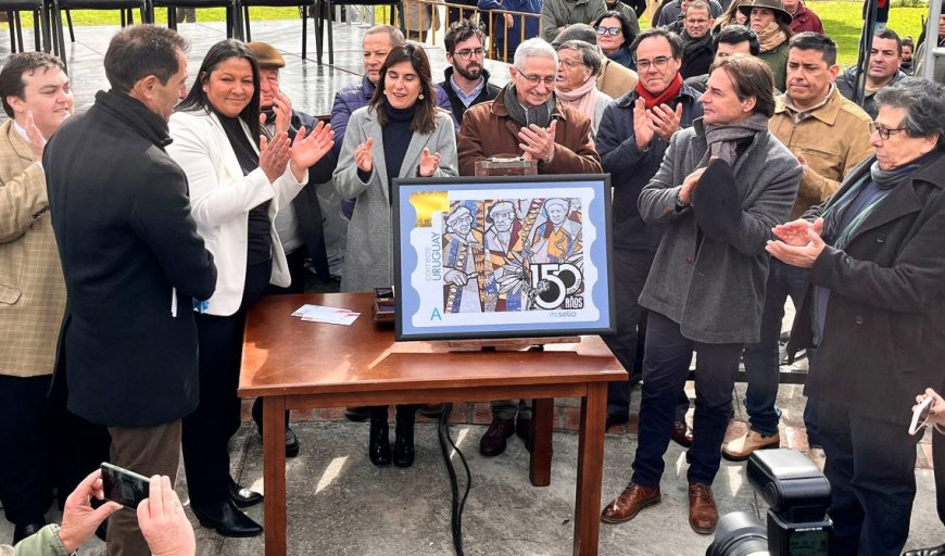 Lacalle Pou participó en la celebración de los 150 años de Solís de Mataojo