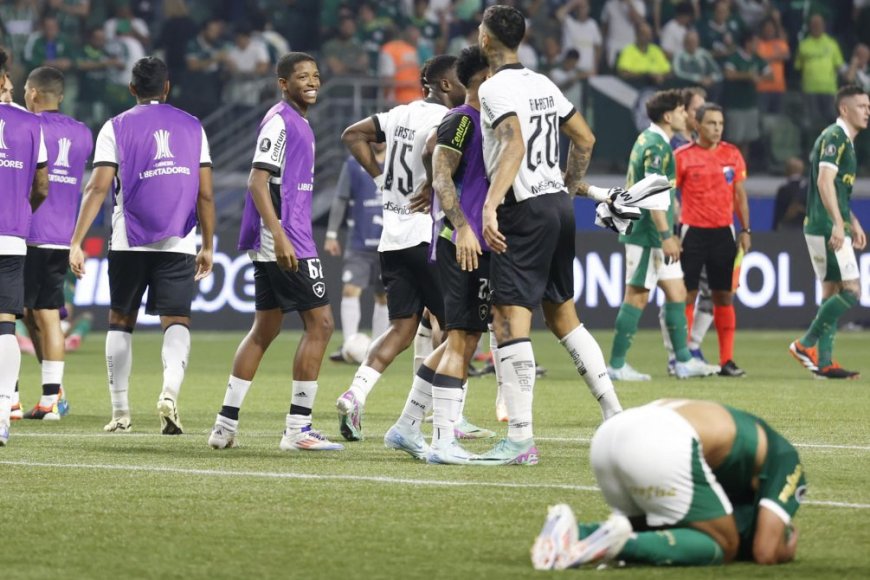 Botafogo eliminó a Palmeiras y es el posible rival de Nacional en cuartos