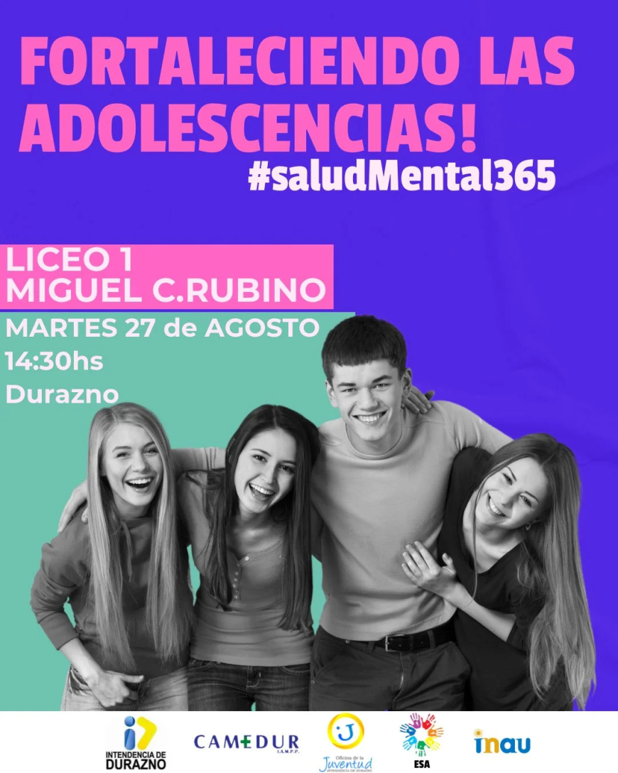 Habrá nuevo taller del ciclo "Fortaleciendo las adolescencias".