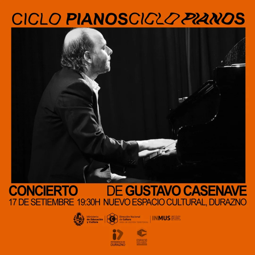 “Ciclo Pianos”, actuación de Gustavo Casenave