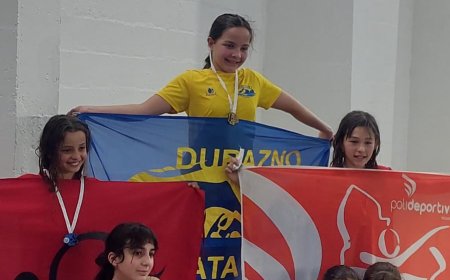 Rebeca González: récord y destaque para la natación duraznense