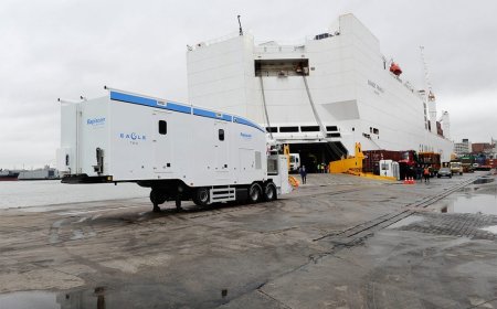 Aduanas avanza en instalación de nuevos escáneres en el puerto de Montevideo