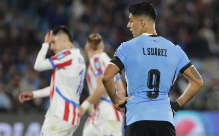 Uruguay empató 0-0 con Paraguay