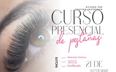 Curso de extensión de pestañas en Durazno.