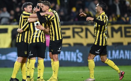 Peñarol goleó 4-0 a Rampla Juniors