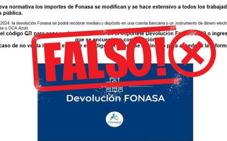 BPS advierte por correos electrónicos fraudulentos sobre devolución de Fonasa