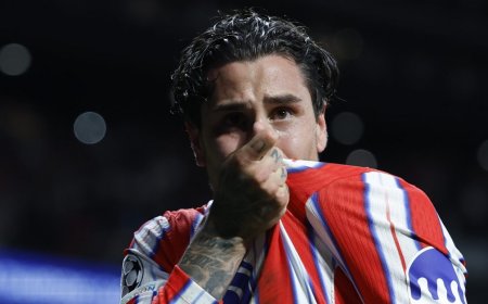 Con gol de Giménez en la hora, Atlético Madrid ganó por Liga de Campeones