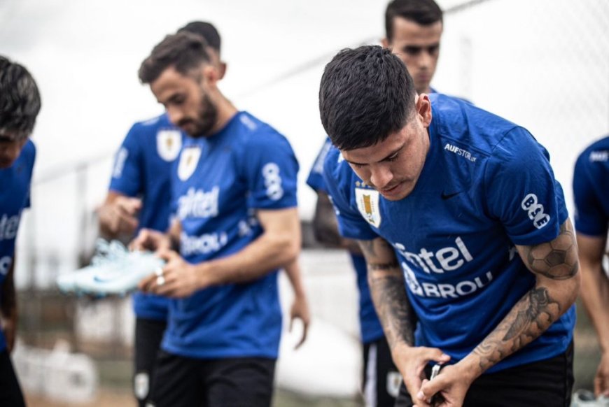 Uruguay entrenó en Maturín y Bielsa paró un equipo con cuatro cambios