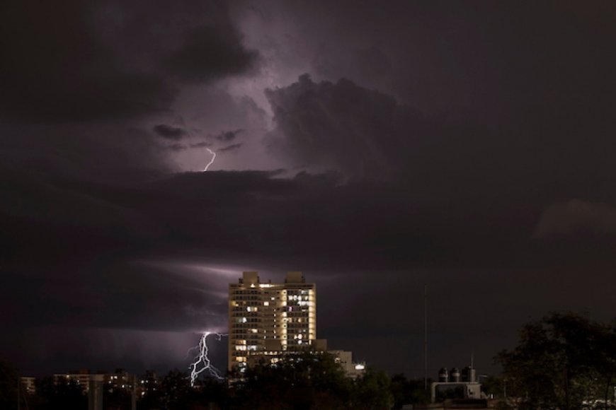 Tormentas fuertes y puntualmente severas