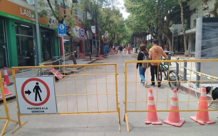 Microcentro: tránsito vehicular limitado por obras