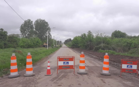 Corte de calle por obras en calle Gutiérrez Ruiz