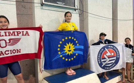 Rebeca González brilló en Natación con seis medallas y récords en Tacuarembó