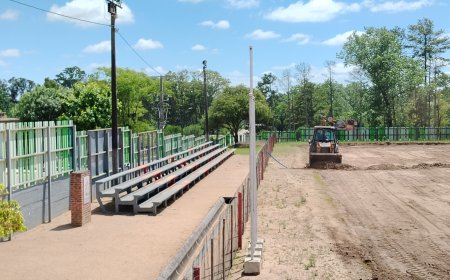 La Intendencia de Durazno inició proceso de mejoras en el estadio José Pedro Varela