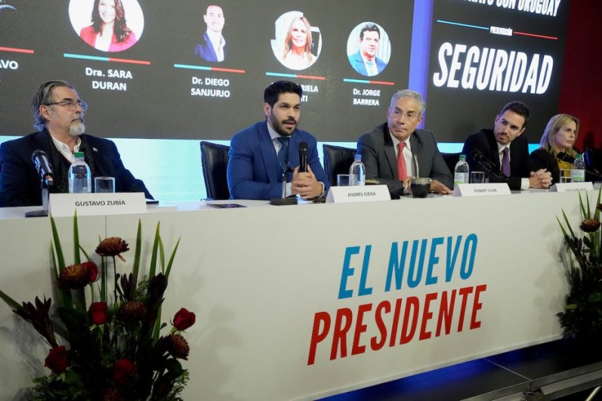 La fórmula presidencial del Partido Colorado presentó su programa en materia de seguridad