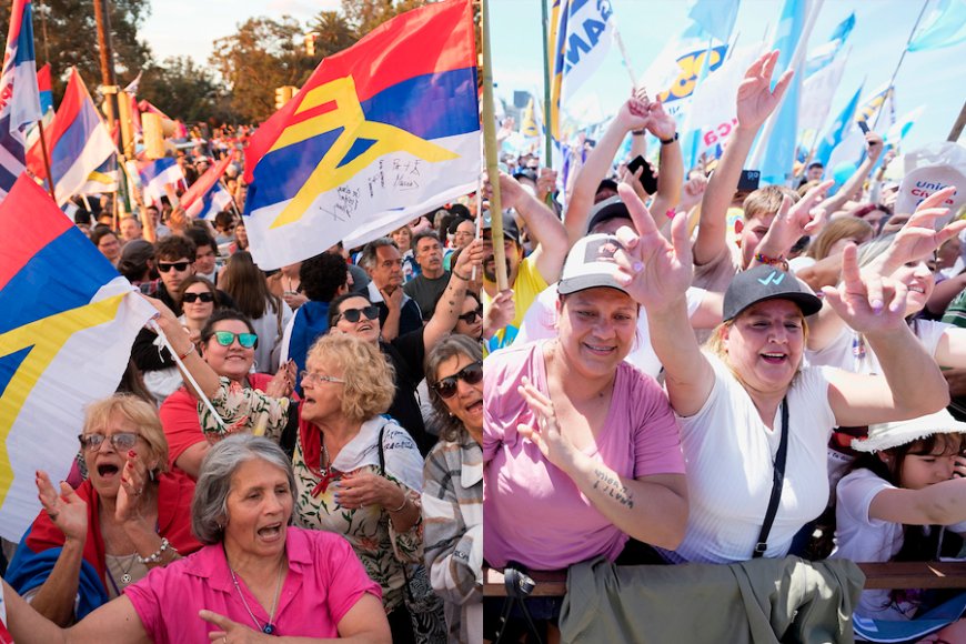 El Frente Amplio y el Partido Nacional realizan este martes sus cierres de campaña