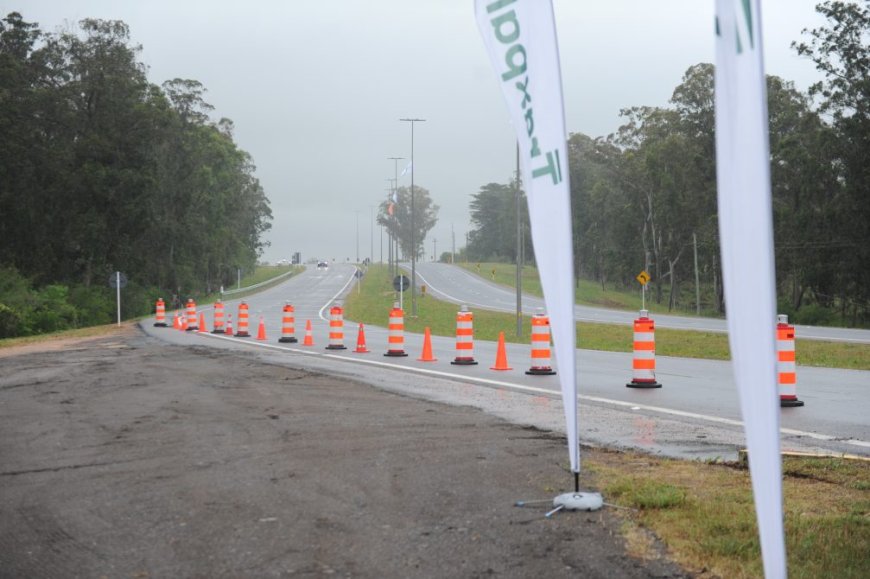 Se inauguró el primer tramo de la doble vía en la ruta 9 entre Maldonado y Rocha