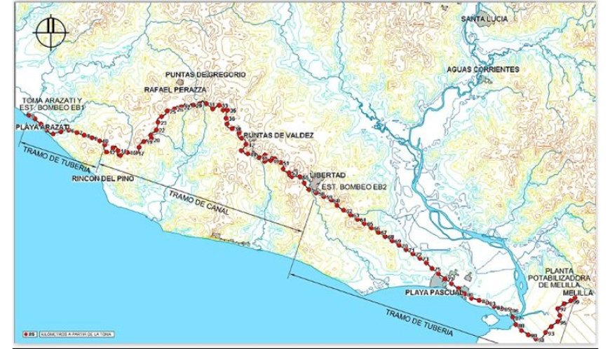 Proyecto Neptuno-Arazati: SCJ desestima recusación de OSE contra el Tribunal de Apelaciones