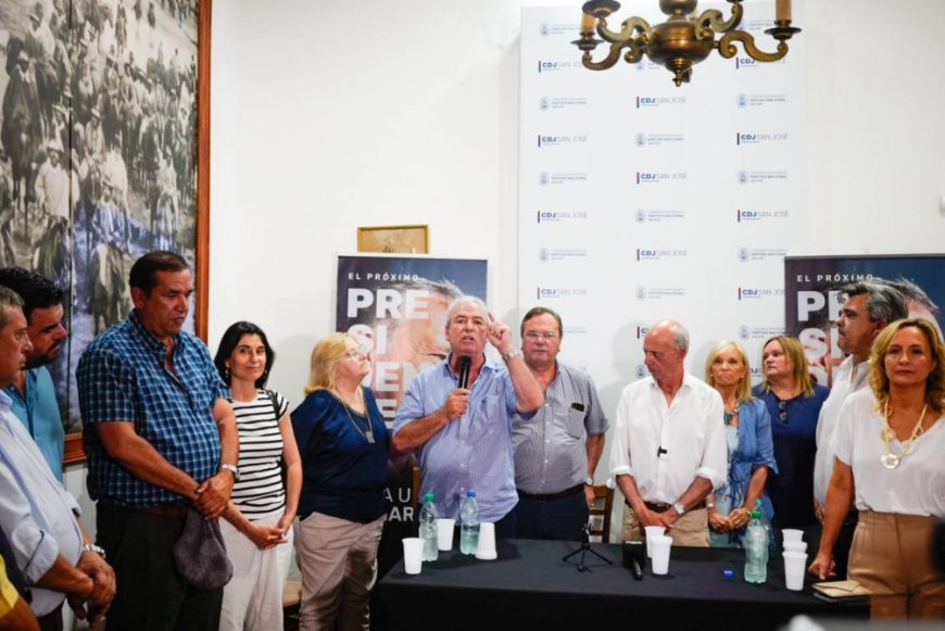 PN comenzó gira por el interior en apoyo a Delgado y llama a la unidad en el balotaje