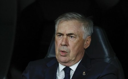 Ancelotti y las críticas de la esposa de Valverde: «Lo saqué porque no estaba al 100%»