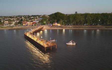 Se inauguró el muelle General Flores en Nueva Palmira