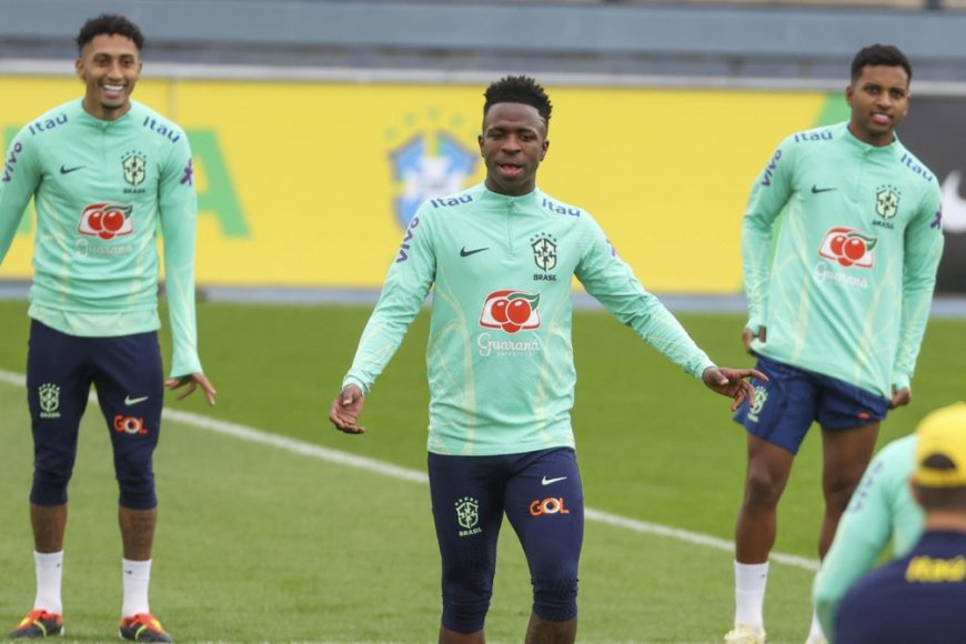 Brasil convoca a Vinícius y Rodrygo para enfrentar a Uruguay por Eliminatorias