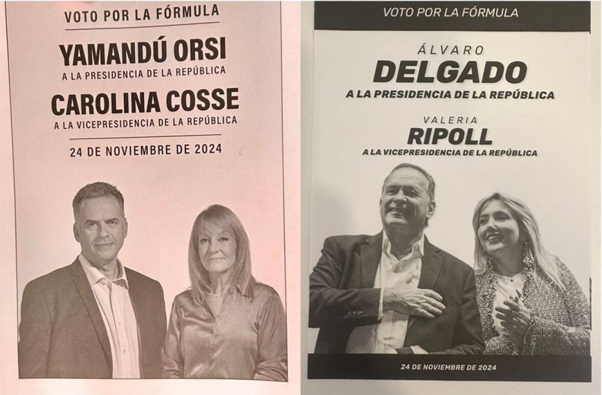 La Corte Electoral aprobó las dos papeletas de las fórmulas presidenciales de Yamandú Orsi y Carolina Cosse, y de Álvaro Delgado y Valeria Ripoll.