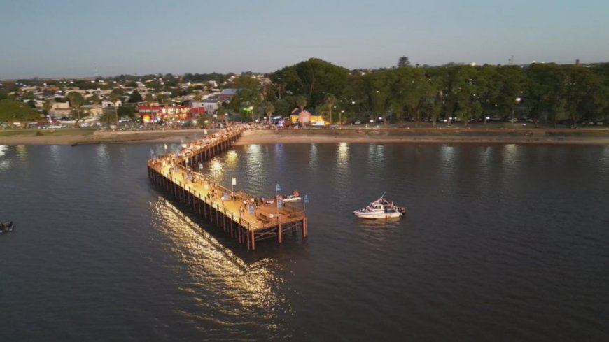 Se inauguró el muelle General Flores en Nueva Palmira