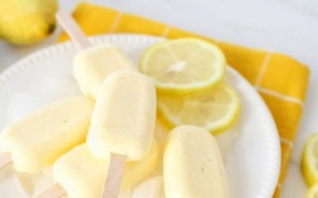 Helado de crema de limón