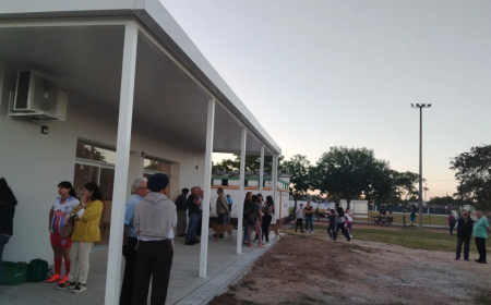 Inauguración de la Casa de los Deportes de Sarandí del Yí
