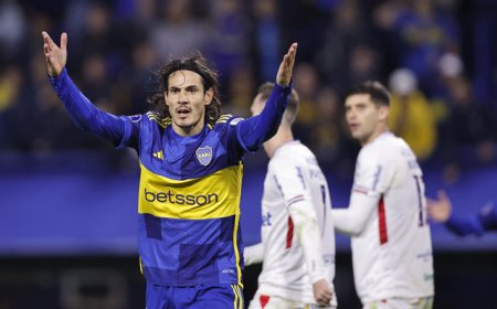 Cavani fue consultado por su vuelta a Uruguay y reafirmó el deseo de retirarse en Boca