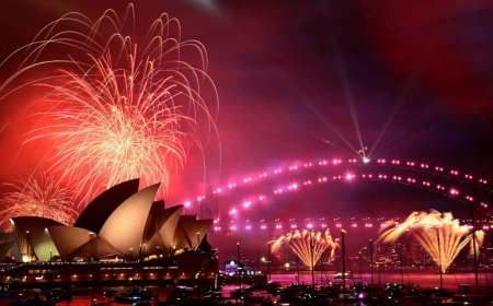 En imágenes: así empieza el mundo a celebrar la llegada del 2025