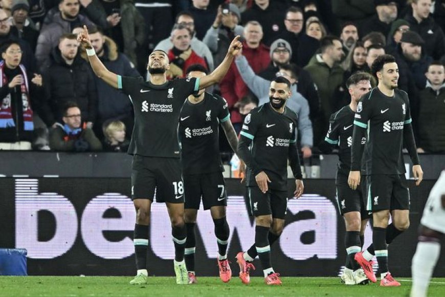 No lo para nadie: Liverpool goleó al West Ham United y sigue ampliando su ventaja como líder