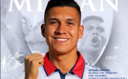 Nacional incorpora al central colombiano Julián Millán