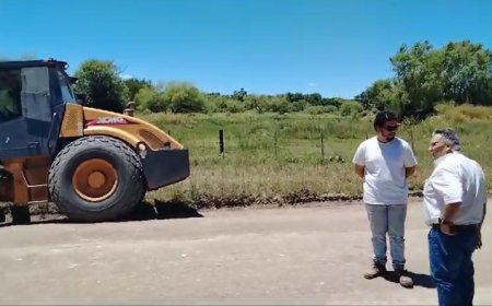 Intendente Vidalín recorrió calles que tendrán tratamiento bituminoso doble